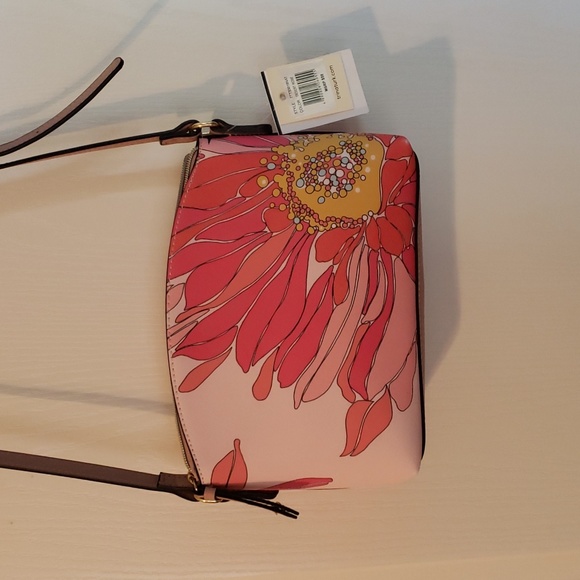 Trina Trina Turk Desert Rose Floral Crossbody Shoulder Bag Small Purse Womens - Picture 9 of 13